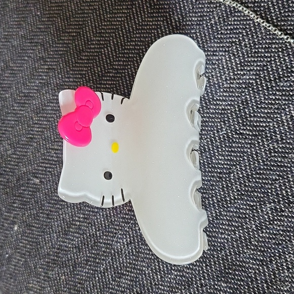 Combo sanrio hello kitty pink necklace, earrings hair clip - Picture 2 of 6